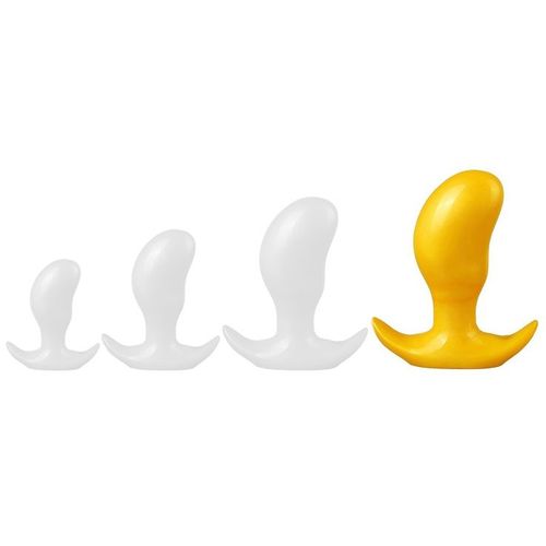 Plug Anal Xxl Plug Bean Xl 18 X 7.5cm Jaune Fantasycolors