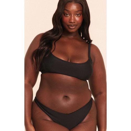 Plus Haut De Maillot De Bain Noir  Col Rond, Noir