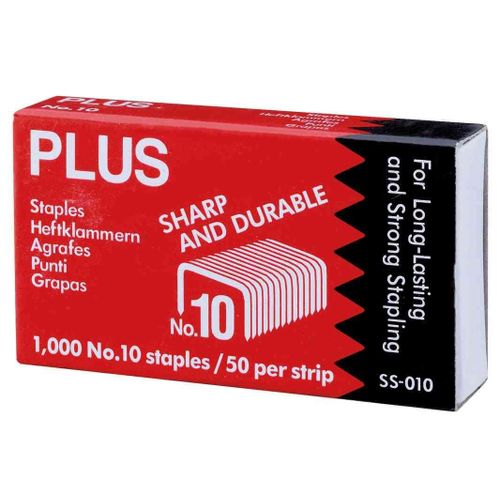 Plus Japan Bte De 1000 Agrafes No10 Haute Qualit