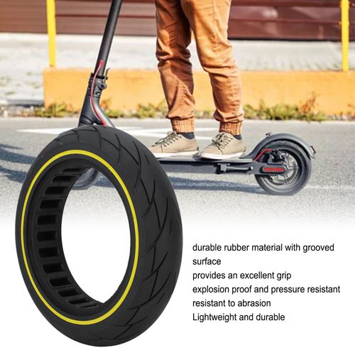 Pneus Pleins 10x2.125 Pour Scooter Electrique, Pneus Avant Et Arriere En Nid D'abeille Pour Ninebot Max G30