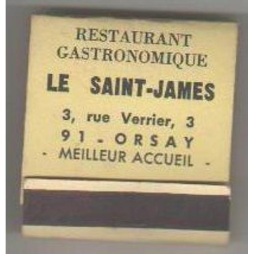 Pochette D'allumettes Le Saint-James Orsay
