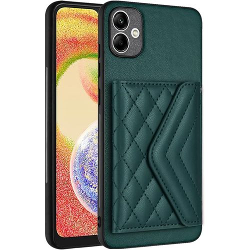 Pochette Dames Pour Samsung Galaxy A05 4g,tui Portefeuille Cuir Pour Femmes Pochette Flip Portefeuille,Housse Haute Qualit 7 Porte Cartes Le Bouton Fermeture Support,Vert
