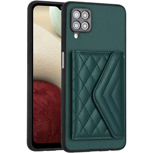Pochette Dames Pour Samsung Galaxy A12 Bquille,tui Portefeuille Cuir Pour Femmes Pochette Flip Portefeuille,Housse Haute Qualit 7 Porte Cartes Le Bouton Fermeture Support,Vert