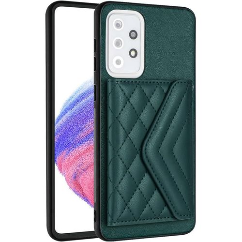 Pochette Dames Pour Samsung Galaxy A33 5g,tui Portefeuille Cuir Pour Femmes Pochette Flip Portefeuille,Housse Haute Qualit 7 Porte Cartes Le Bouton Fermeture Support,Vert
