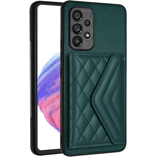 Pochette Dames Pour Samsung Galaxy A52 Bquille,tui Portefeuille Cuir Pour Femmes Pochette Flip Portefeuille,Housse Haute Qualit 7 Porte Cartes Le Bouton Fermeture Support,Vert