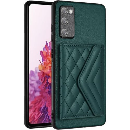 Pochette Dames Pour Samsung Galaxy S20 Fe,tui Portefeuille Cuir Pour Femmes Pochette Flip Portefeuille,Housse Haute Qualit 7 Porte Cartes Le Bouton Fermeture Support,Vert