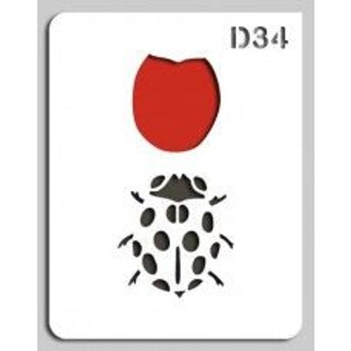 Pochoir Coccinelle