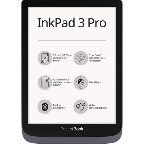 PocketBook InkPad 3 Pro 16 Go - Liseuse ebook avec cran E-Ink Carta SMARTlight