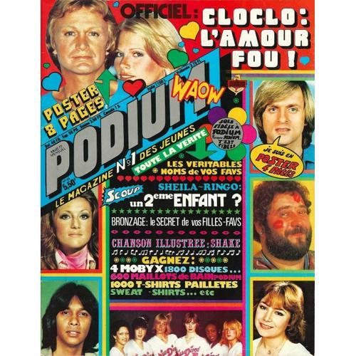 PODIUM 65 1977 SHEILA/CLOCLO KATHALYN/dave/france Gall/Rubettes/marie ...