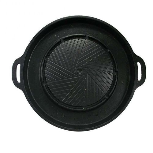 Pole  griller  cassette corenne,antiarina,alliage d'aluminium,ronde,Shabu-leaks,marmite chaude,pole  fuite d'huile,camping,barbecue,outils de cuisson
