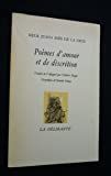 Poemes D Amour Et De Discretion Traduction De L Espagnol Par Frederic Magne Frontispice De Orlando Pelayo Rakuten