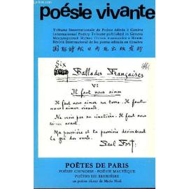 Poesie Vivante N 23 Mai Juin 1967 Poetes De Paris Poesie Chinoise Poesie Malteque Poetes De Rhodesie Un Poeme Recent De Marie Noel Rakuten