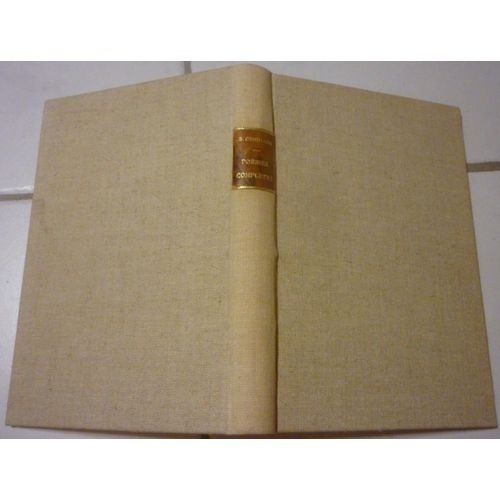 Posies Compltes, Introduction De Jacques-Henry Lvesque (dition Relie Toile Numrote)   de Blaise Cendrars  Format Livre objet 
