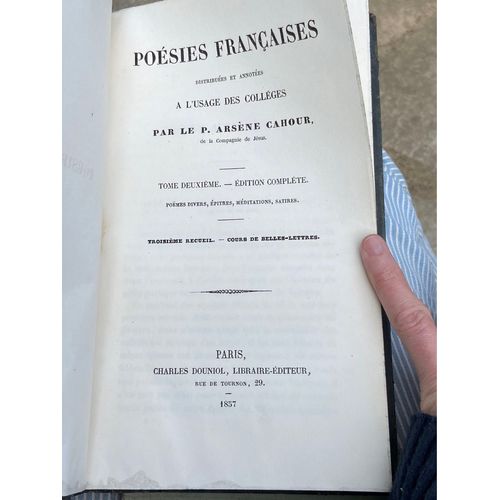 Posies Franaises Distribues Et Annotes  L?Usage Des Collges - Tome 2 dition Complte    