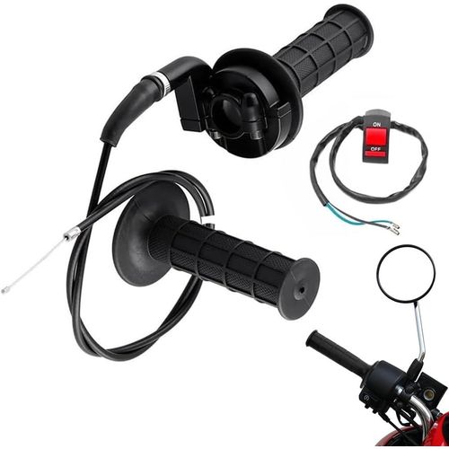 Poigne D'acclrateur-22 Mm-Ensemble De Cbles Twist Grip-Poigne De Pdale D'acclrateur-Poigne D'acclrateur-Interrupteur Kill On Off-Pour 50 Cc,90 Cc,110 Cc,125 Cc,140