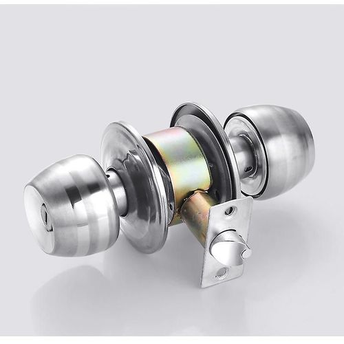 Poigne D'entre En Chrome Poli, Serrure De Porte Tulipe Pour Portes Intrieures Et Pices Ncessitant Une Scurit Accrue (Sans Cl)