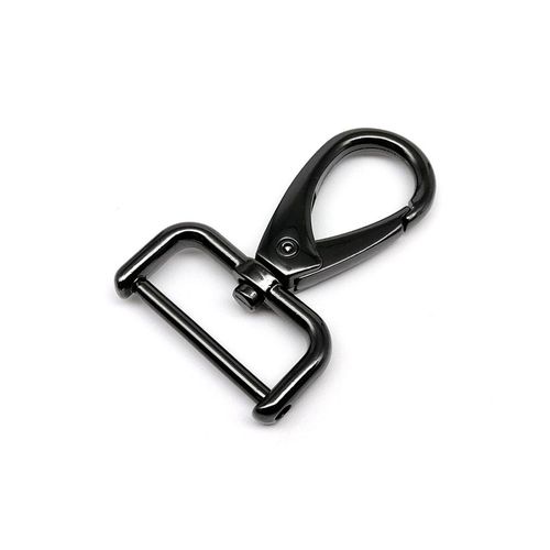Poigne D.Lique Amovible Et Ouvrable Pour Sac  Main En Cuir,Sangle Initie,Ceinture,Porte-Cls,Fermoir,Rinitialisation,Jocollar,Dclencheur - Type Gun Black-Inside Wide 20mm