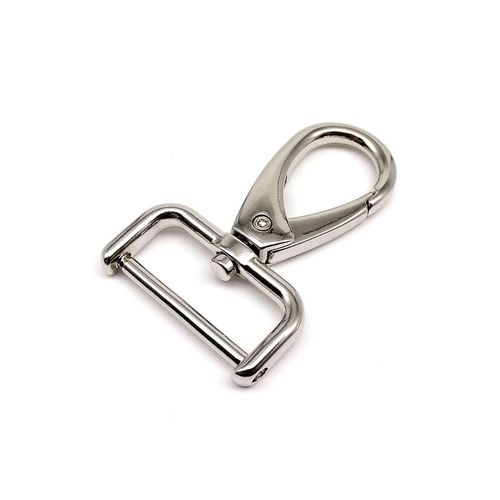 Poigne D.Lique Amovible Et Ouvrable Pour Sac  Main En Cuir,Sangle Initie,Ceinture,Porte-Cls,Fermoir,Rinitialisation,Jocollar,Dclencheur - Type Silver-Inside Wide 16mm