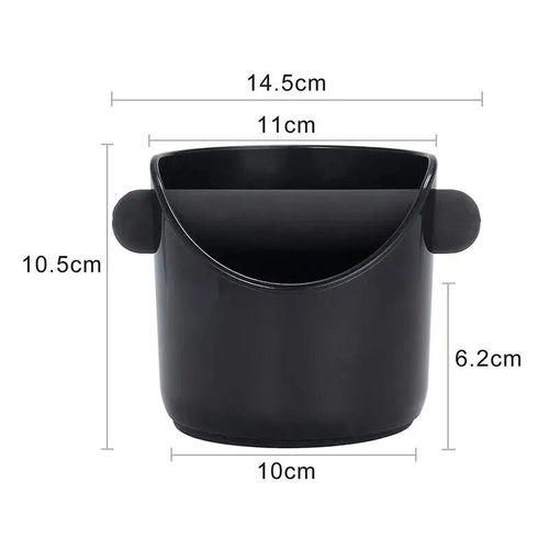 Poigne de machine  caf  double oreille en acier inoxydable,filtre sans fond,porte-filtre pour Rocket Expobar E61,Cemilai,Rancilio,58mm - Type Coffee waste bucket