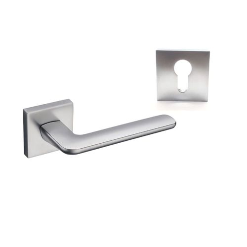 Poigne De Porte Design  Cylindre Finition Aspect Chrom Mat Agata - Katchmee