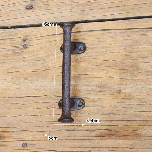 Poigne De Porte Simple En Fonte  L'ancienne, Poigne De Porte De Garde-Robe, Nervure De Porte En Bois, Rtro Nosttorn Ic, Plus Rcent, Grand, 30,5x5,2 Cm