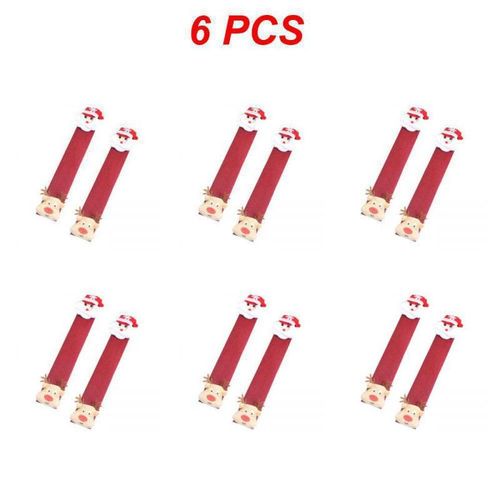 Poigne de protection pour rfrigrateur,accessoire pour micro-ondes,matire douce,idal pour l'hiver,2/4/6 pices - Type Style A 6pcs