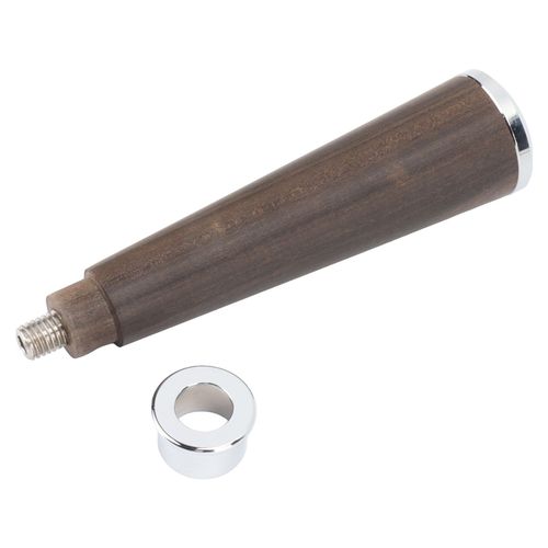 Poignee de rechange pour filtre a cafe avec filetage M10, fond en acier, poignee en bois pour machine a cafe avec boucle