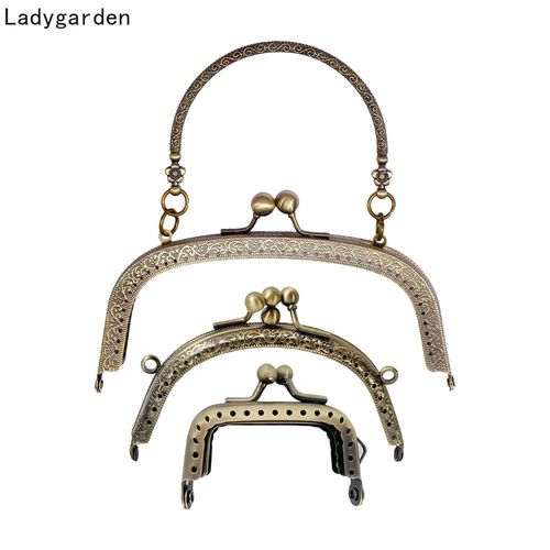 Poigne De Sac  Main En Mtal, Cadre De Poigne, Fermoir De Verrouillage, Arc De Poigne Pour Sac  Main De Bricolage, Poigne  La Mode, Fournitures De Couture Artisanale, 3 Pices