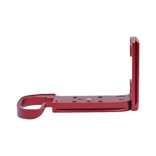 Poigne de support de support de plaque en L  dgagement rapide pour appareil photo R5 R6 pour rotule de trpied, rouge