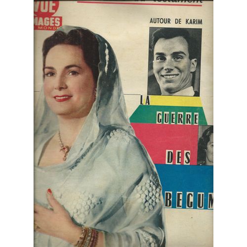 Point De Vue Images Du Monde 20/09/1957 Karim Aga Khan Iv, Harry Belafonte, Charlot, Christine Carrere, Sandra Ferry Rockfeller, Diana Wilkinson,Jayne Mansfield,Michle Morgan, Bourvil,Franoise Sagan