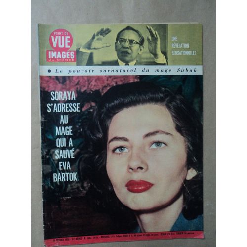 Point De Vue Images Du Monde N506 21 Fevrier 1958(Soraya)