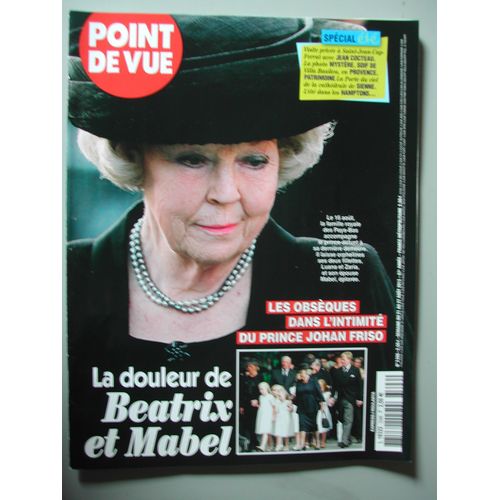 Point De Vue N3396 - La Douleur De Beatrix Et Mabel Des Pays-Bas