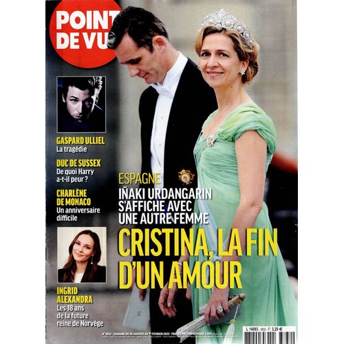 Point De Vue N3832 26 Jan 2022 Espagne Cristina La Fin D'Un Amour