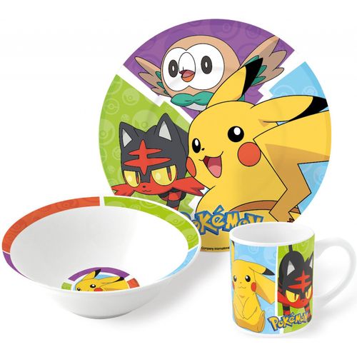 Pok?Mon - 3-Piece Ceramic Gift Set (36965)