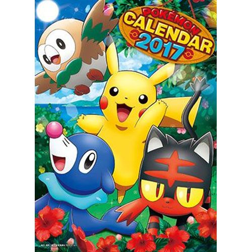 Pokemon - Calendrier Officiel Japonais 2017 