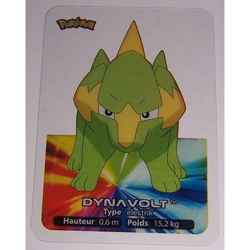 Pokemon Dynavolt - Carte Transparente