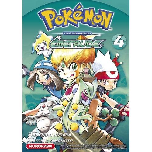 Pokmon - La Grande Aventure - Rouge Feu Et Vert Feuille , Emeraude - Tome 4    Format Tankobon 
