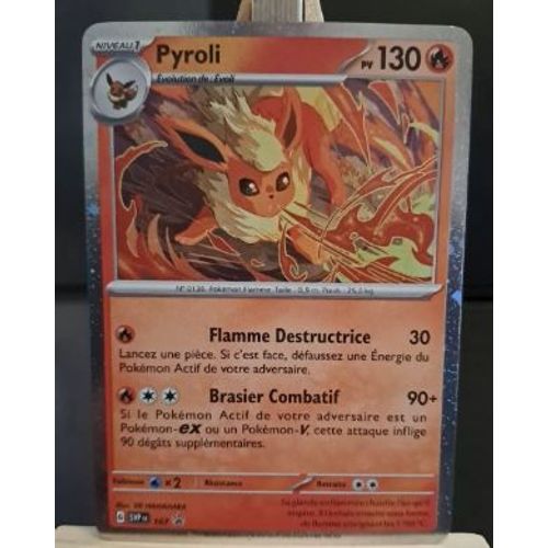 Pokmon Pyroli 167 Holo Promo Ev8,5 Evolutions Prismatiques