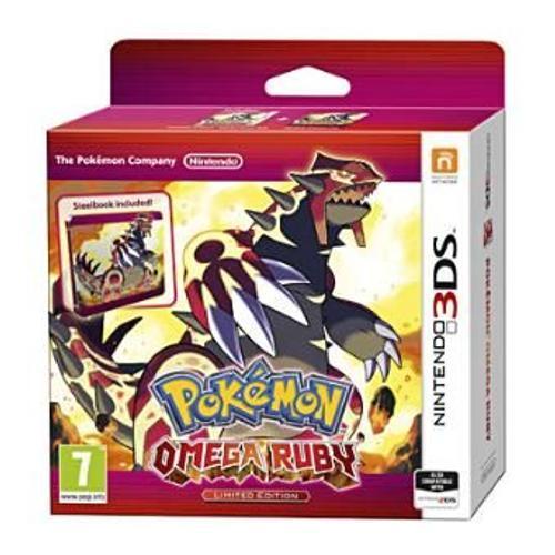 Pokemon Rubis Omega dition Limite Avec Steelbook Nintendo 3ds