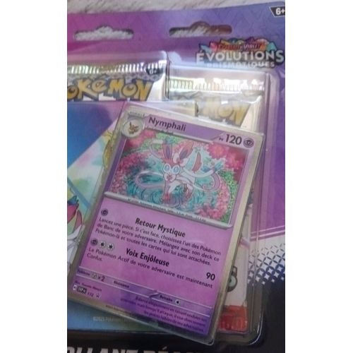 Pokmon - Tripack Collection Autocollant Ev8.5 volutions Prismatiques Nymphali