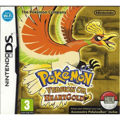 Pokemon Version Or - HeartGold (PokeWalker Inclus) Nintendo DS | Rakuten