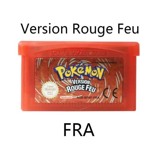 Pokémon Version Rouge Feu Version Française Rakuten