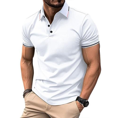 Polo Homme De Sport Business Golf Tennis Fit Grande Vtements Masculin Wx56