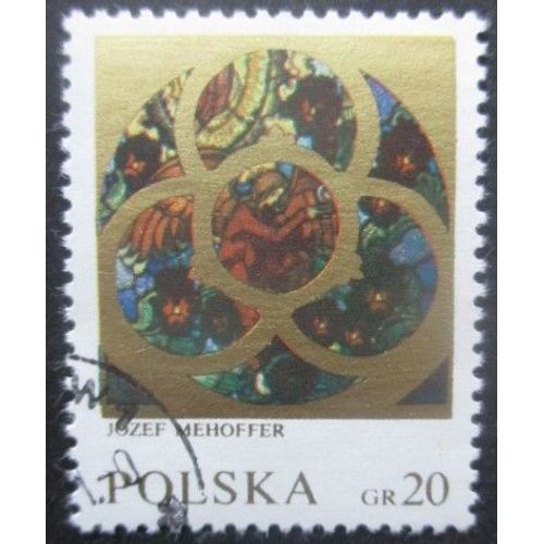 Pologne N1949 Vitrail Oblitr