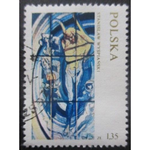 Pologne N1952 Vitrail Oblitr