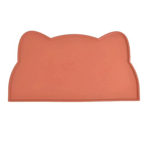 Polymres Alimentaires En Silicone Pour Animaux De Compagnie,Portables,tanches,Anti-Fuite,Coordonnants,Tapis D'alimentation,Coussin Pour Bol,Chats Et Chiens,Articles Pour A - Type 48x27cm-Bordeaux