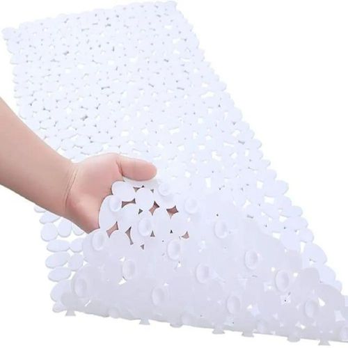 Polymres De Baignoire  Galets Antidrapants Lavables En Machine,Cuillre  Soupe,En Pvc,Avec Trous De Vidange,Standard D'aspiration,nergie Des Pieds Profonds,Douche - Type White-88x40cm