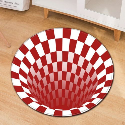 Polymres Optiques 3d Vortex Icide,Trou Noir Moderne,Salon,Chambre  Coucher,Plancher Non Ald,Couloir - Type 40cm In Diameter #C