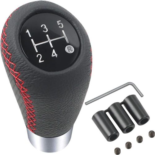 Pommeau De Levier De Vitesse Universel  5 Vitesses, Pommeau De Levier De Vitesse Automatique Avec 3 Adaptateurs 8 Mm, 10 Mm, 12 Mm, Pommeau De Levier De Vitesse 5 Pommeaux De Changement De Vitesse Pour La Plupart Des Vhicules