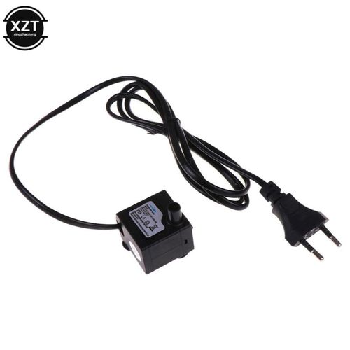 Pompe  Eau 1.1m Ac 220v 3w,Filtre Pour Aquarium,Pompe Submersible,Fontaine D'aquarium Ultra Silencieuse,Rservoir D'tang  Poissons,Prise Ue - Type Black